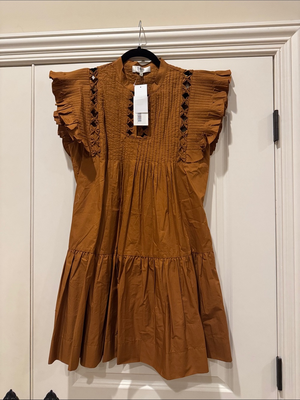 NWT Sea New York Rust Quilted Dress